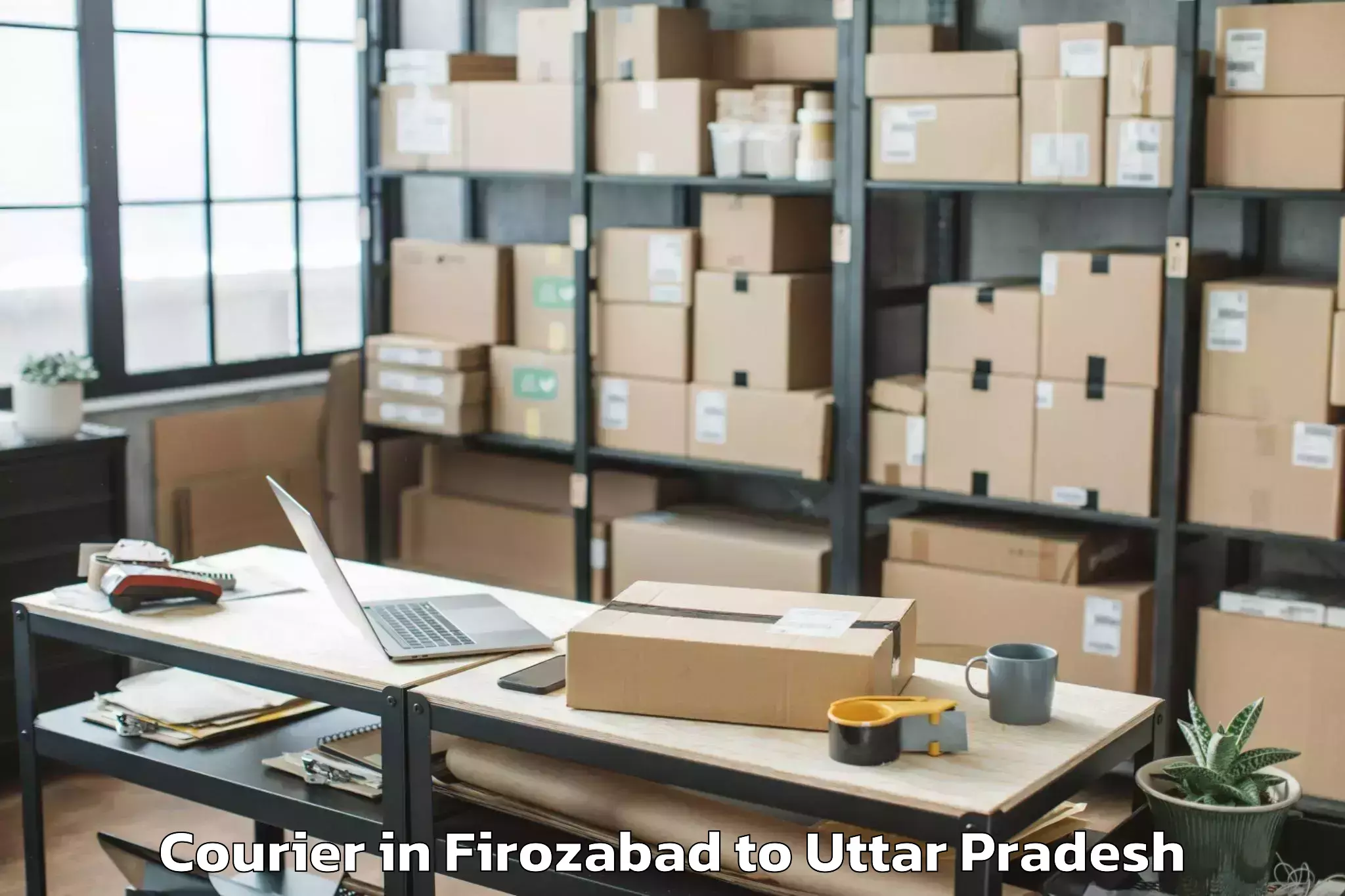 Book Firozabad to Muhammadabad Gohna Courier Online